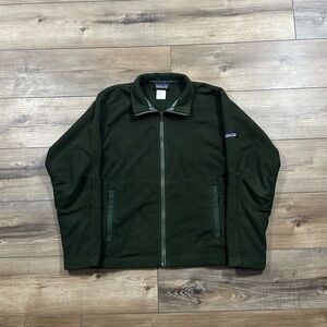 Vintage 2000s Patagonia Synchilla Dark Green Zip Up Jacket
